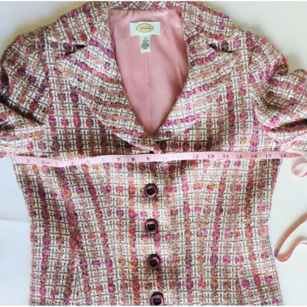 Talbots Pink Tweed Skirt Set - Picture 5 of 11